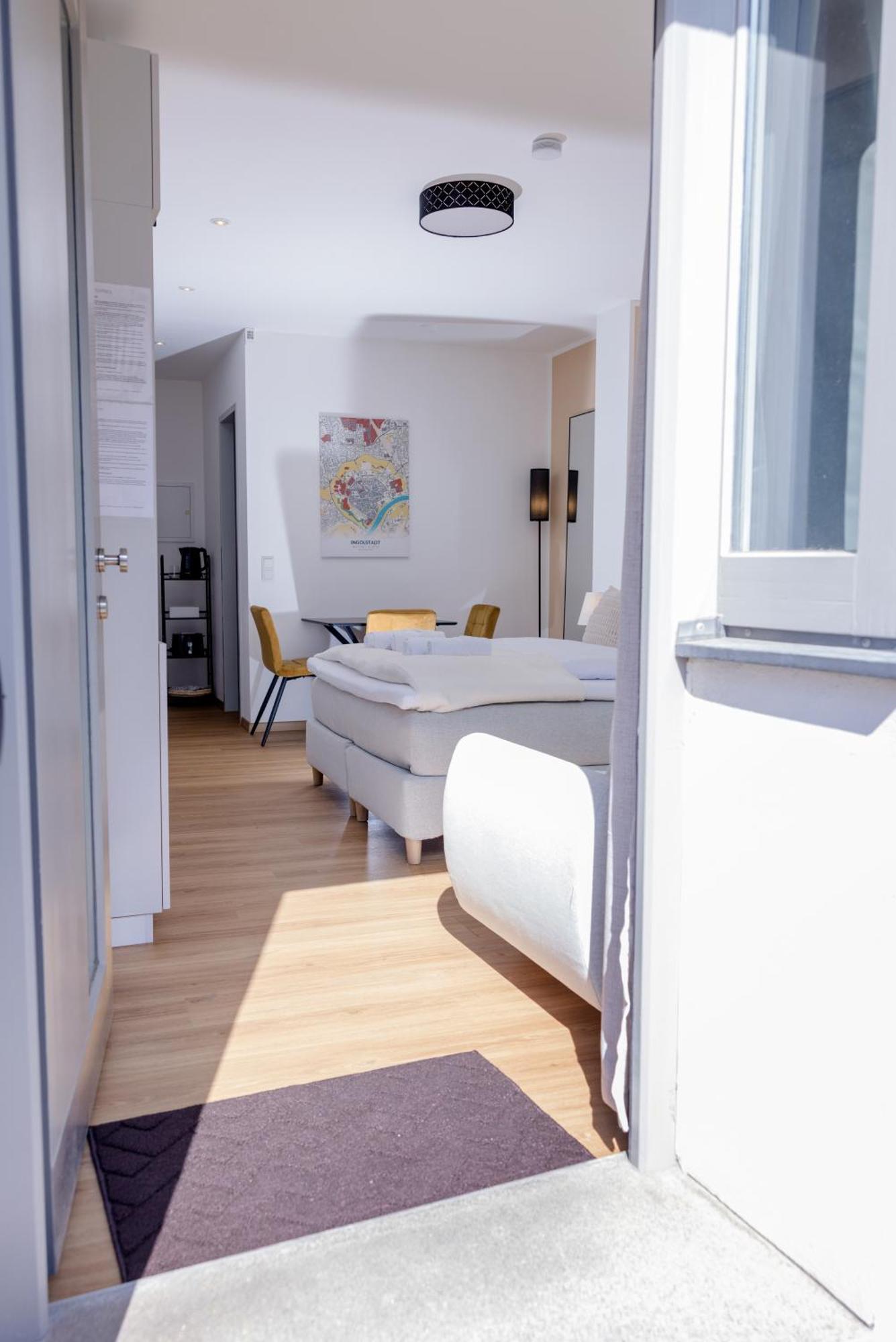 אינגולשטאט Lumen Homes - Altstadt-Studio Direkt Im Zentrum, Kueche, Netflix, Oeffentlicher Parkplatz Ums Eck מראה חיצוני תמונה